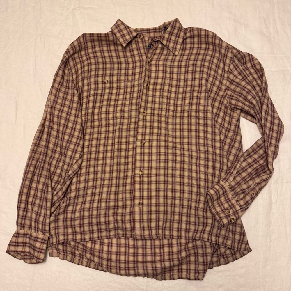 Vintage plaid button down shirt